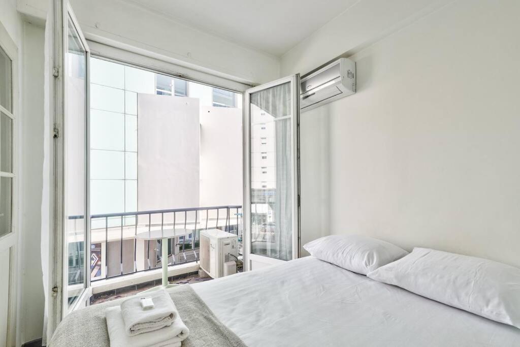 L29 Lenval Beach At 1Min Walk To Sea Front Ac Balcony Niza Exterior foto