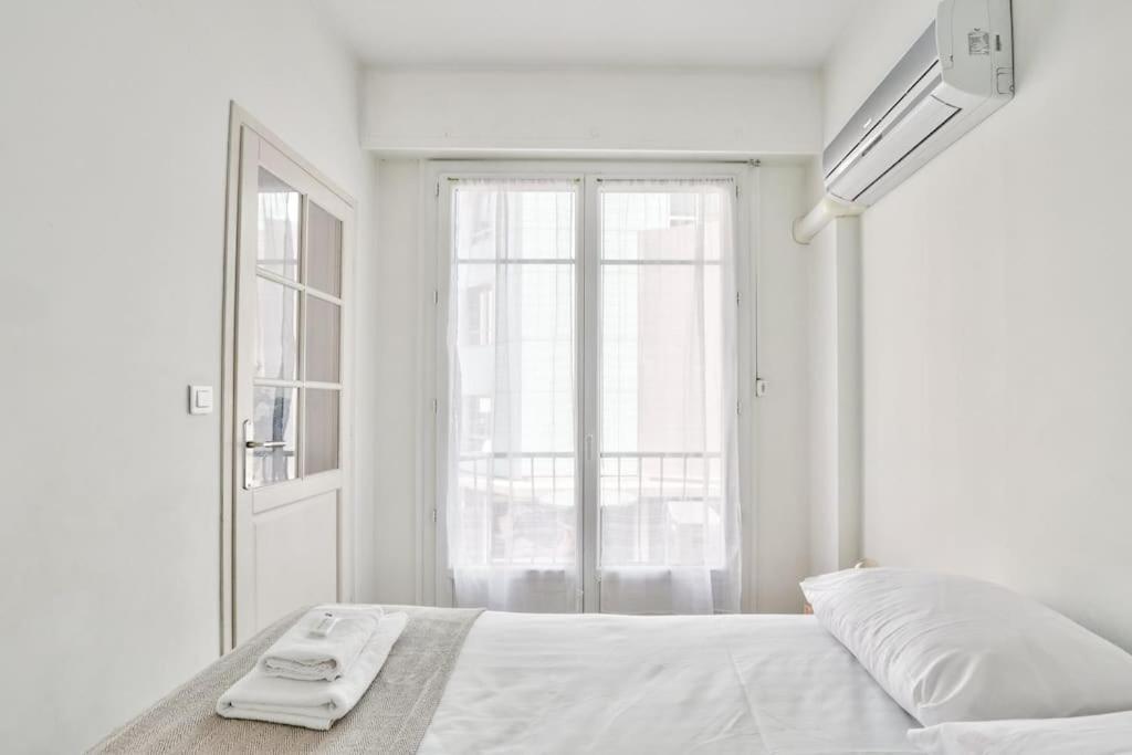 L29 Lenval Beach At 1Min Walk To Sea Front Ac Balcony Niza Exterior foto
